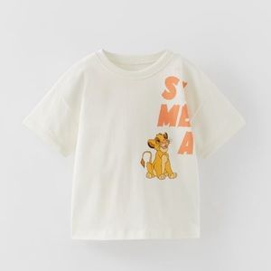 Zara Disney 3T simba T shirt